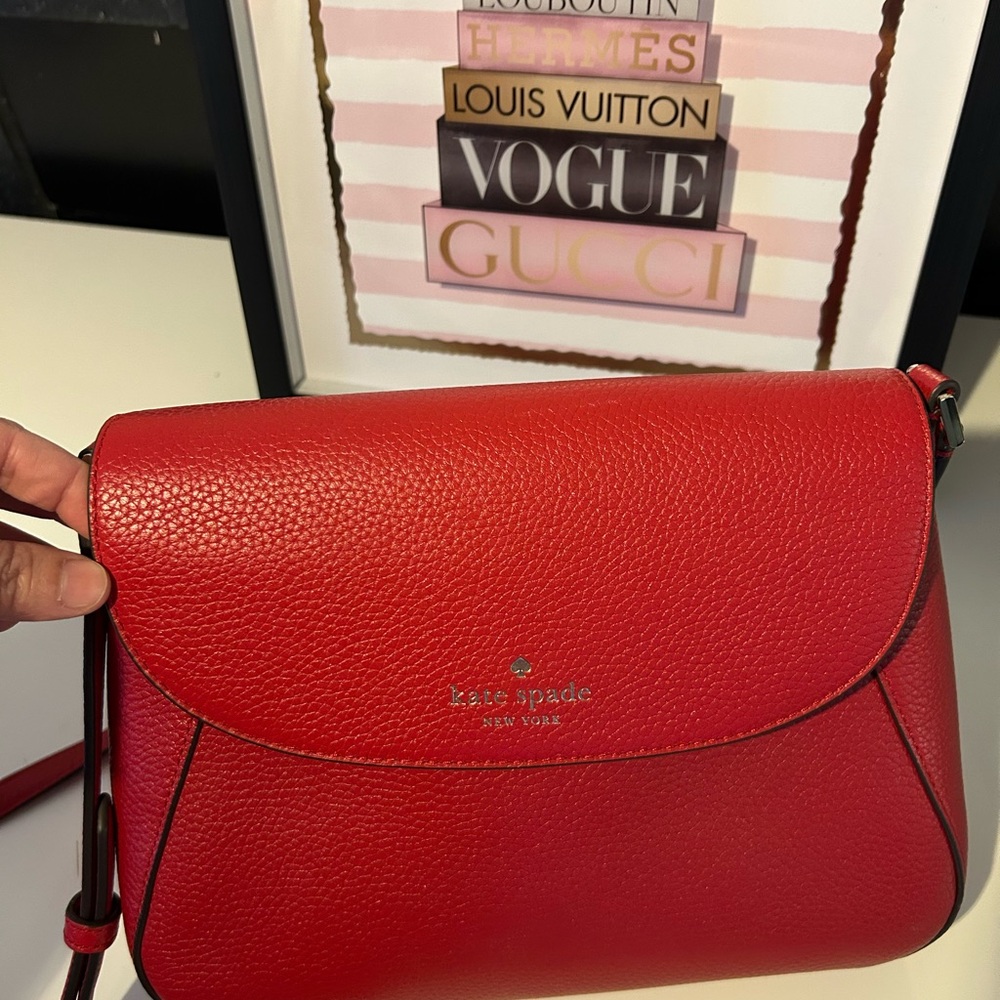 Kate Spade Vibrant Red Crossbody Bag